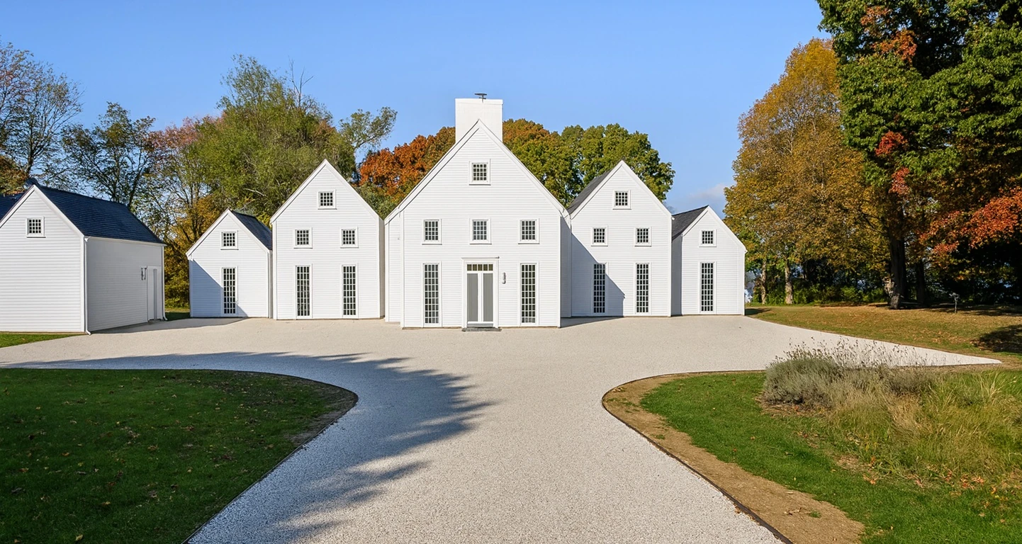 podjazd wykonany z kratki stabilizującej.webp